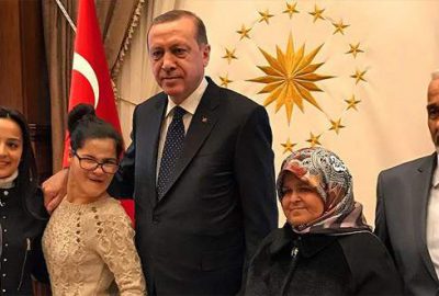 Cumhurbaşkanı Erdoğan’ın portresini çizen Gülşah Külliye’de