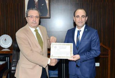 Edebali’ye başarı belgesi