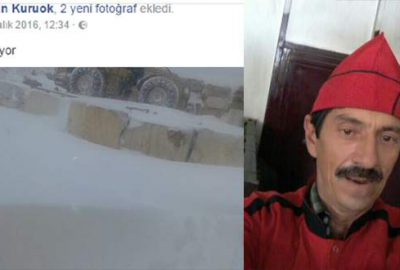 3 gündür kayıp vatandaş donmuş halde bulundu