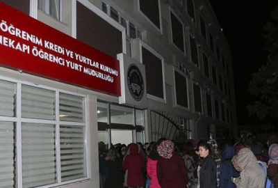 Kız öğrenci yurdunda yangın çıktı