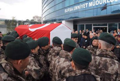 Hayatını kaybeden Komiser Yardımcısı son yolculuğuna uğurlandı