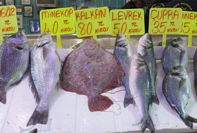 Kar yağdı, balık fiyatları tavan yaptı