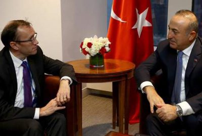 Çavuşoğlu, Kıbrıs Özel Danışmanı Eide ile görüştü
