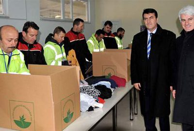 80 ton giysi çöp olmaktan kurtarıldı