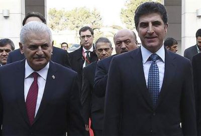 Başbakan Yıldırım, Barzani ile görüştü