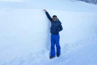 Uludağ’da kar kalınlığı 2 metre 60 santim oldu