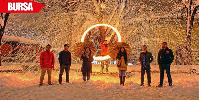 Endonazyalı öğrenciler karın tadını böyle çıkardılar