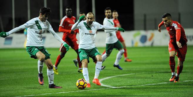 Bursaspor’un hazırlık maçında gol sesi çıkmadı
