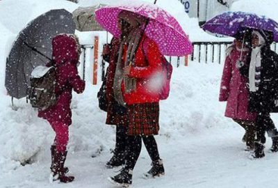 Yarın okulların tatil edildiği il ve ilçeler