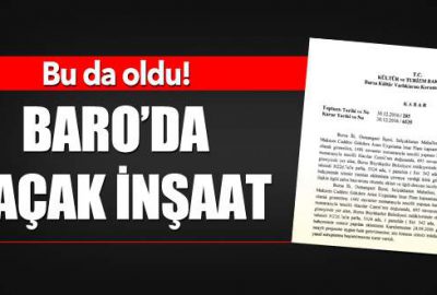 Bu da oldu: Koruma Kurulu, Baro inşaatına “kaçak” dedi!