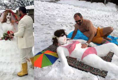 Geçen sene evlendiği kardan gelinle bu yıl balayına çıktı