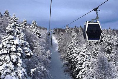 Sert rüzgar teleferik seferlerini durdurdu!