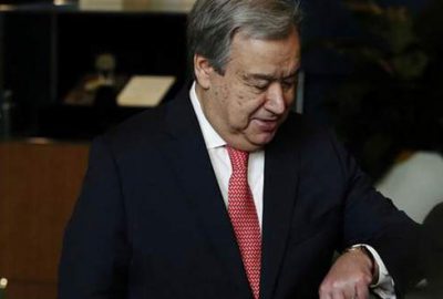 Guterres Kıbrıs için devrede