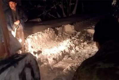 Hayvanları için donmayı göze aldılar