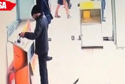 Müşteri gibi girdi, telefon çaldı