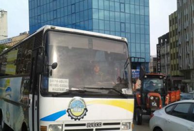 Belediyeden ücretsiz otobüs seferi