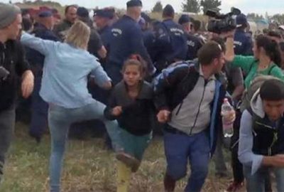 Sığınmacılara tekme atan kameramana 3 yıl hapis cezası