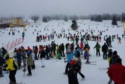 Uludağ’da günübirlik hareketliliği