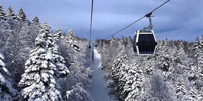 Teleferik seferlerine rüzgar engeli!