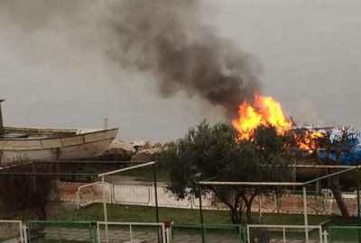 Gemlik’te tekne yangını