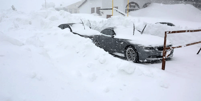 Uludağ’da kar kalınlığı 2 metre