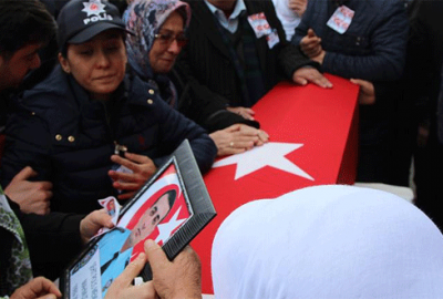 Şehit polis doğum gününde son yolculuğuna uğurlandı