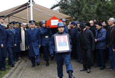 Yenişehirli pilot son yolculuğuna uğurlandı