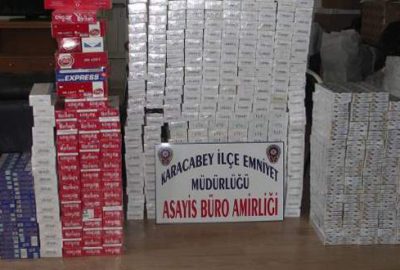 Bursa’da 5 bin paket kaçak sigara ele geçirildi