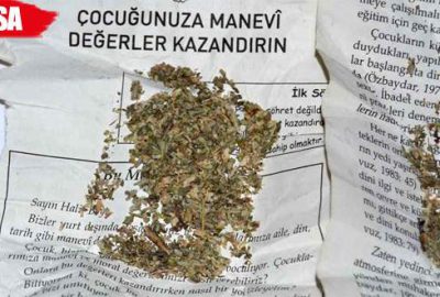 Çocuk eğitimi kitapları içinde uyuşturucu satışı