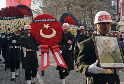 Fırat Kalkanı şehitlerine gözyaşlarıyla veda