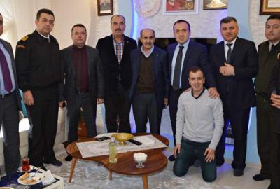 Şehit ailelerine ziyaret