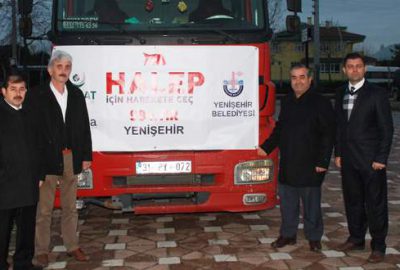 Halep için yardım TIR’ı