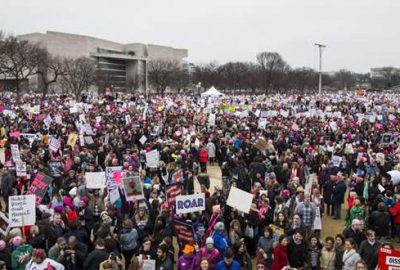 Kadınlardan Trump karşıtı gösteri