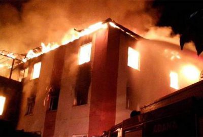 Yurt yangını faciasında tahliye kararı