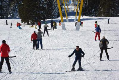 Uludağ’da lodos kar kalınlığını azalttı
