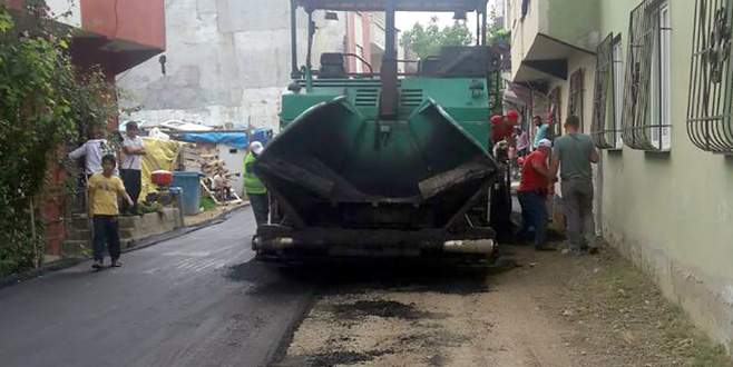 Yıldırım’da asfalt çalışmaları 2016’da da hız kesmedi
