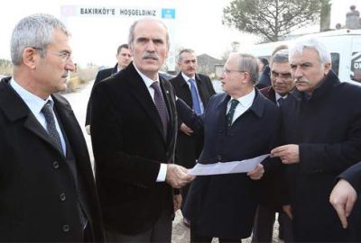 İzmir yoluna yeni kavşak