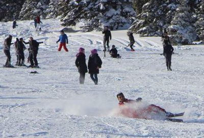 Uludağ’da kar kalınlığı 2 metreye yaklaştı