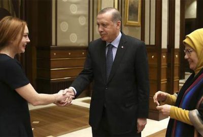 Cumhurbaşkanı Erdoğan, Lindsay Lohan’ı kabul etti