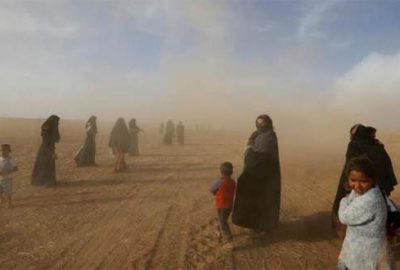 DEAŞ’tan kaçan siviller mayına bastı