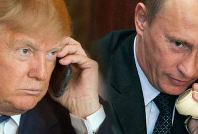 Trump ile Putin bir telefon görüşmesi gerçekleştirdi