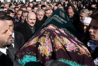 Saffet Sancaklı’nın eşi son yolculuğuna uğurlandı