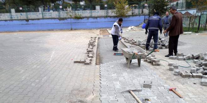 Yıldırım’ın sokakları nakış gibi işleniyor