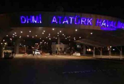 Atatürk Havalimanı girişinde hareketli dakikalar