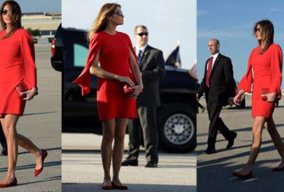 First Lady ilk kez seyahatte