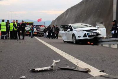 Zincirleme kaza: 1 ölü, 4 yaralı