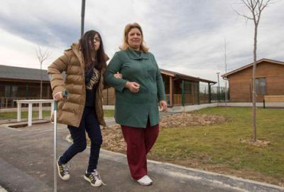 Engelli bireylerin ‘Bizim Bahçe’de tatil keyfi