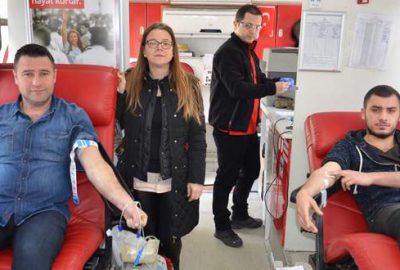 Kan bağışına yoğun ilgi
