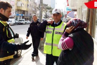 Polisler zor ikna etti