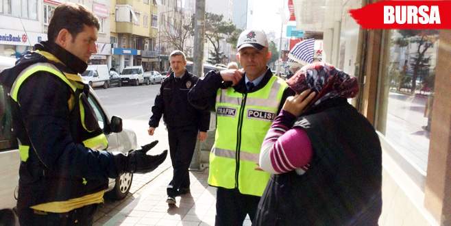 Polisler zor ikna etti